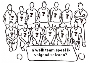 Update: Teamindeling jeugd en senioren seizoen 2019-2020